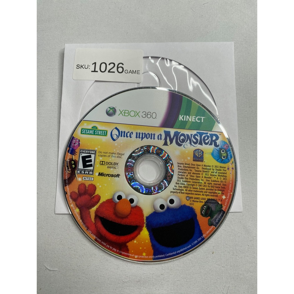 Sesame Street Once Upon a Monster Xbox 360